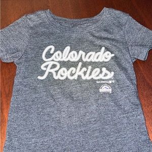 4T girls Rockies shirt